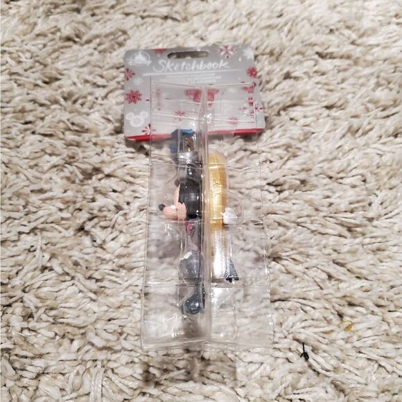 Disney Sketchbook Mickey Mouse Wedding Ring Hanging Ornament - Picture 4 of 11